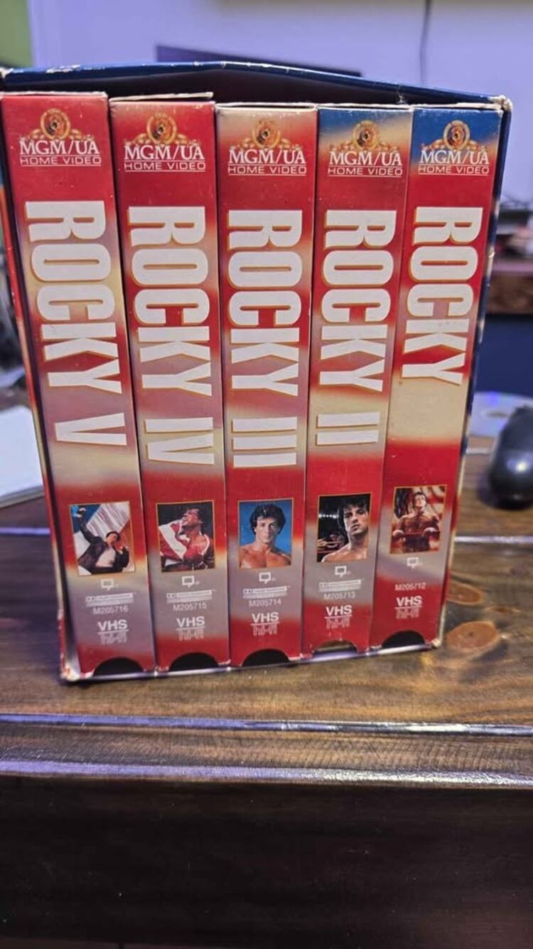 MGM/UA Rocky 20th Anniversary Gift Set VHS Collection
